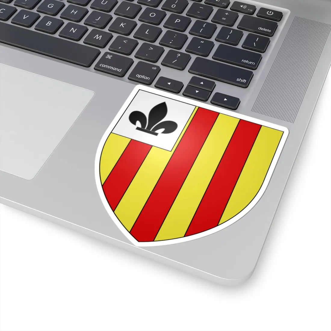 Blason Jean de Malines Berthout selon Gelre (Belgium) (Coat of Arms) STICKER Vinyl Kiss-Cut Decal - The Sticker Space