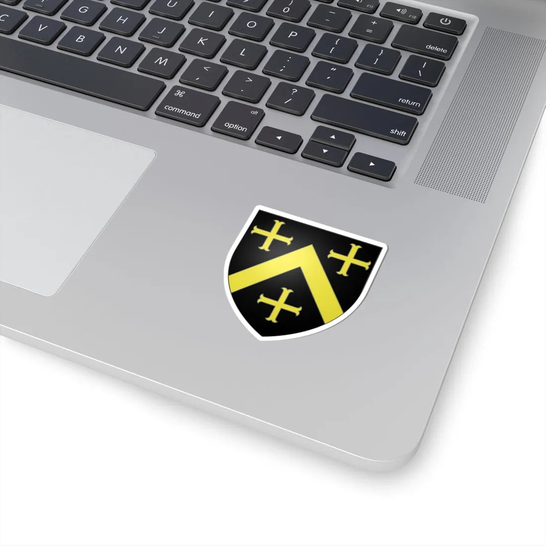 Blason John Fordham Evêque de Durham selon Gelre (England) (Coat of Arms) STICKER Vinyl Kiss-Cut Decal - The Sticker Space