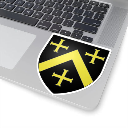 Blason John Fordham Evêque de Durham selon Gelre (England) (Coat of Arms) STICKER Vinyl Kiss-Cut Decal - The Sticker Space
