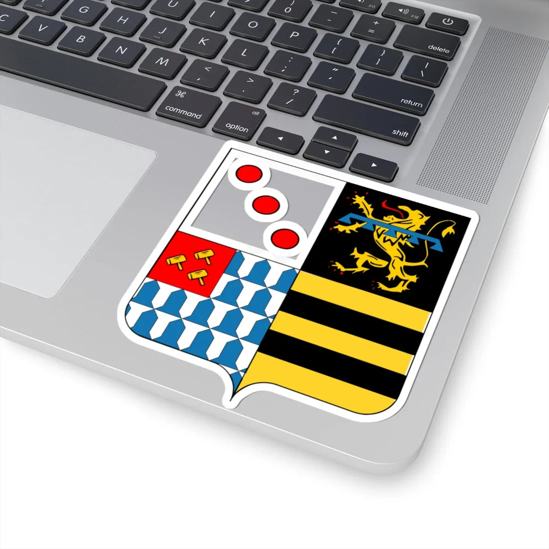 Blason Kortenaken (Belgium) (Coat of Arms) STICKER Vinyl Kiss-Cut Decal - The Sticker Space