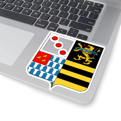 Blason Kortenaken (Belgium) (Coat of Arms) STICKER Vinyl Kiss-Cut Decal - The Sticker Space