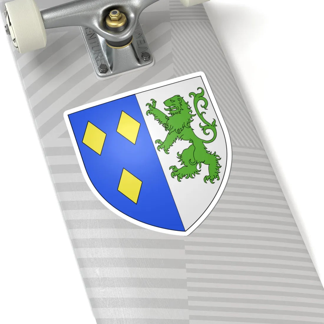 Blason La panne (Belgium) (Coat of Arms) STICKER Vinyl Kiss-Cut Decal - The Sticker Space