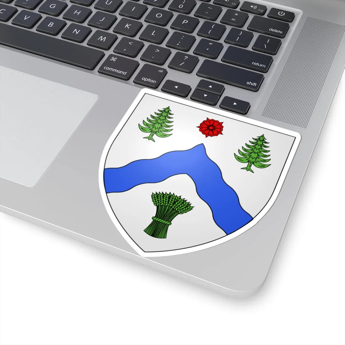Blason Les Cèdres Québec (Canada) (Coat of Arms) STICKER Vinyl Kiss-Cut Decal - The Sticker Space