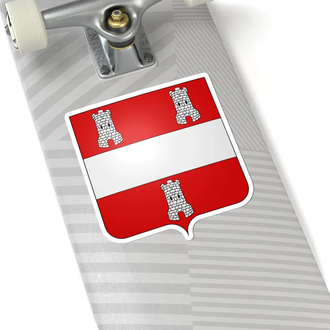 Blason Leuven (Belgium) (Coat of Arms) STICKER Vinyl Kiss-Cut Decal - The Sticker Space