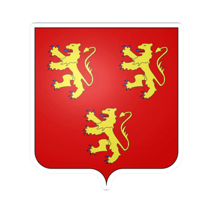 Blason Liedekerke (Belgium) (Coat of Arms) STICKER Vinyl Kiss-Cut Decal 2 Inch White - The Sticker Space
