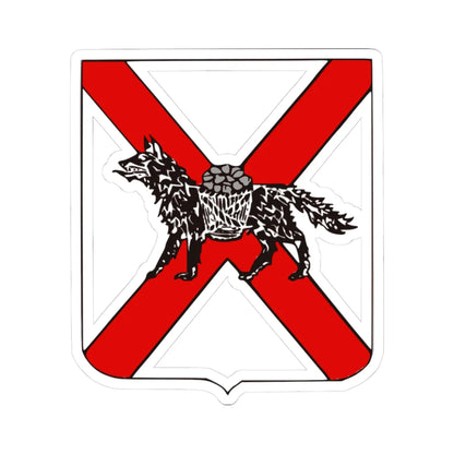 Blason Lierneux (Belgium) (Coat of Arms) STICKER Vinyl Kiss-Cut Decal 3 Inch White - The Sticker Space