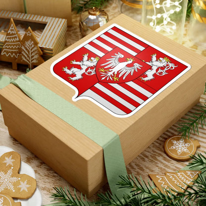 Blason Louis II de Hongrie Bohême (Poland) (Coat of Arms) STICKER Vinyl Kiss-Cut Decal - The Sticker Space