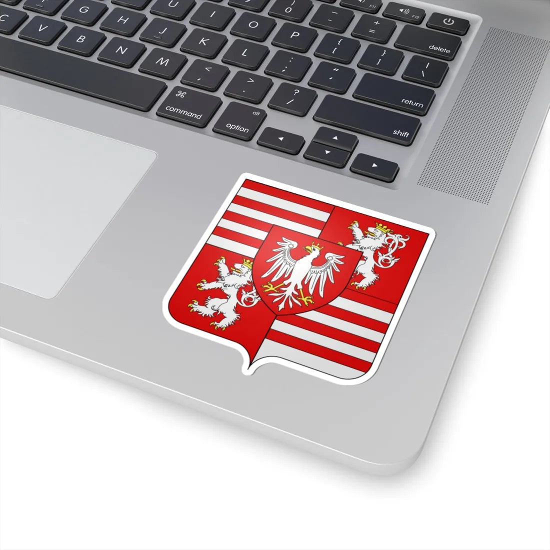 Blason Louis II de Hongrie Bohême (Poland) (Coat of Arms) STICKER Vinyl Kiss-Cut Decal - The Sticker Space