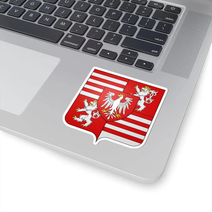 Blason Louis II de Hongrie Bohême (Poland) (Coat of Arms) STICKER Vinyl Kiss-Cut Decal - The Sticker Space