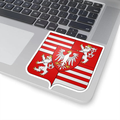 Blason Louis II de Hongrie Bohême (Poland) (Coat of Arms) STICKER Vinyl Kiss-Cut Decal - The Sticker Space