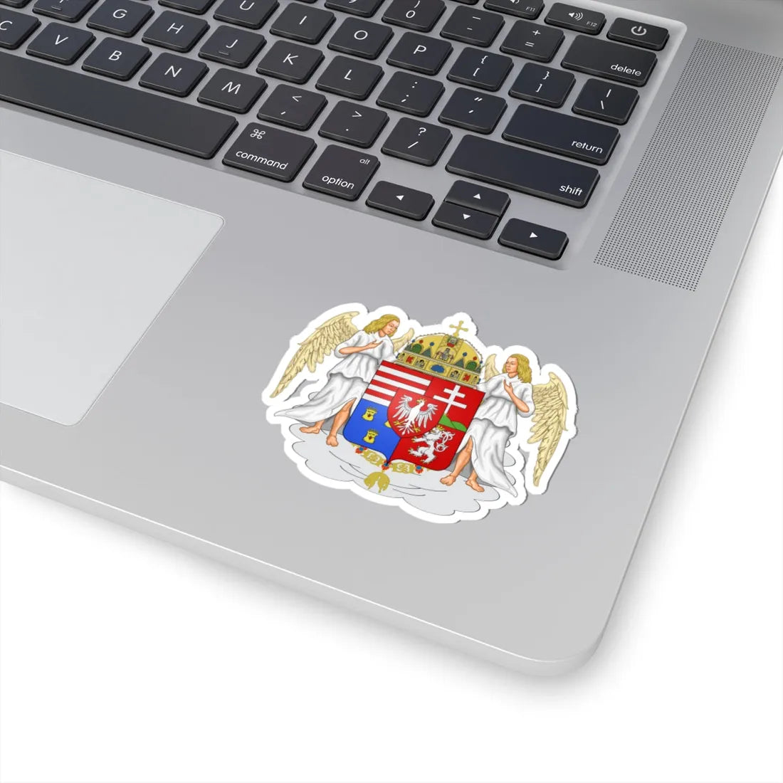 Blason Louis II de Hongrie orn ext (Poland) (Coat of Arms) STICKER Vinyl Kiss-Cut Decal - The Sticker Space