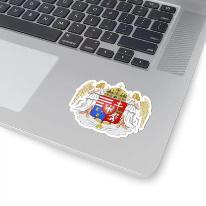 Blason Louis II de Hongrie orn ext (Poland) (Coat of Arms) STICKER Vinyl Kiss-Cut Decal - The Sticker Space