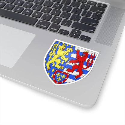 Blason LU Jean de Luxembourg 1953 (Luxembourg) (Coat of Arms) STICKER Vinyl Kiss-Cut Decal - The Sticker Space