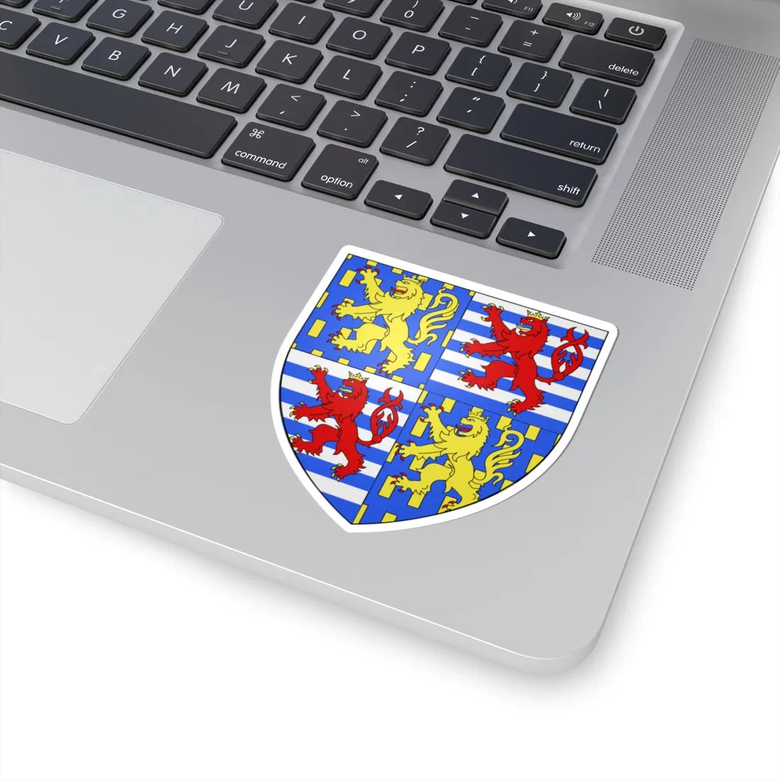 Blason LU Jean de Luxembourg 1964 (Luxembourg) (Coat of Arms) STICKER Vinyl Kiss-Cut Decal - The Sticker Space