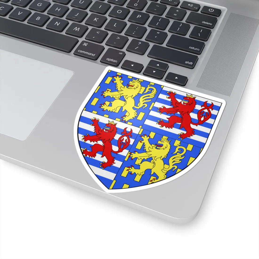 Blason LU Jean de Luxembourg 1964 (Luxembourg) (Coat of Arms) STICKER Vinyl Kiss-Cut Decal - The Sticker Space