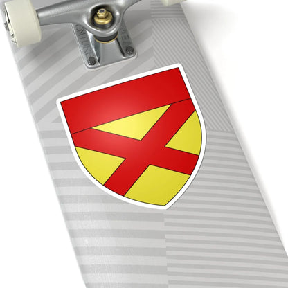 Blason Maison Bruce (Scotland) (Coat of Arms) STICKER Vinyl Kiss-Cut Decal - The Sticker Space