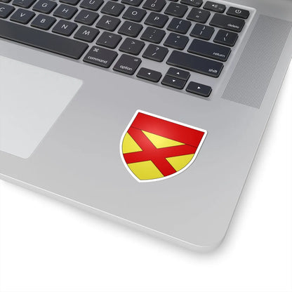 Blason Maison Bruce (Scotland) (Coat of Arms) STICKER Vinyl Kiss-Cut Decal - The Sticker Space