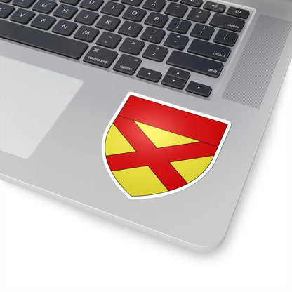 Blason Maison Bruce (Scotland) (Coat of Arms) STICKER Vinyl Kiss-Cut Decal - The Sticker Space