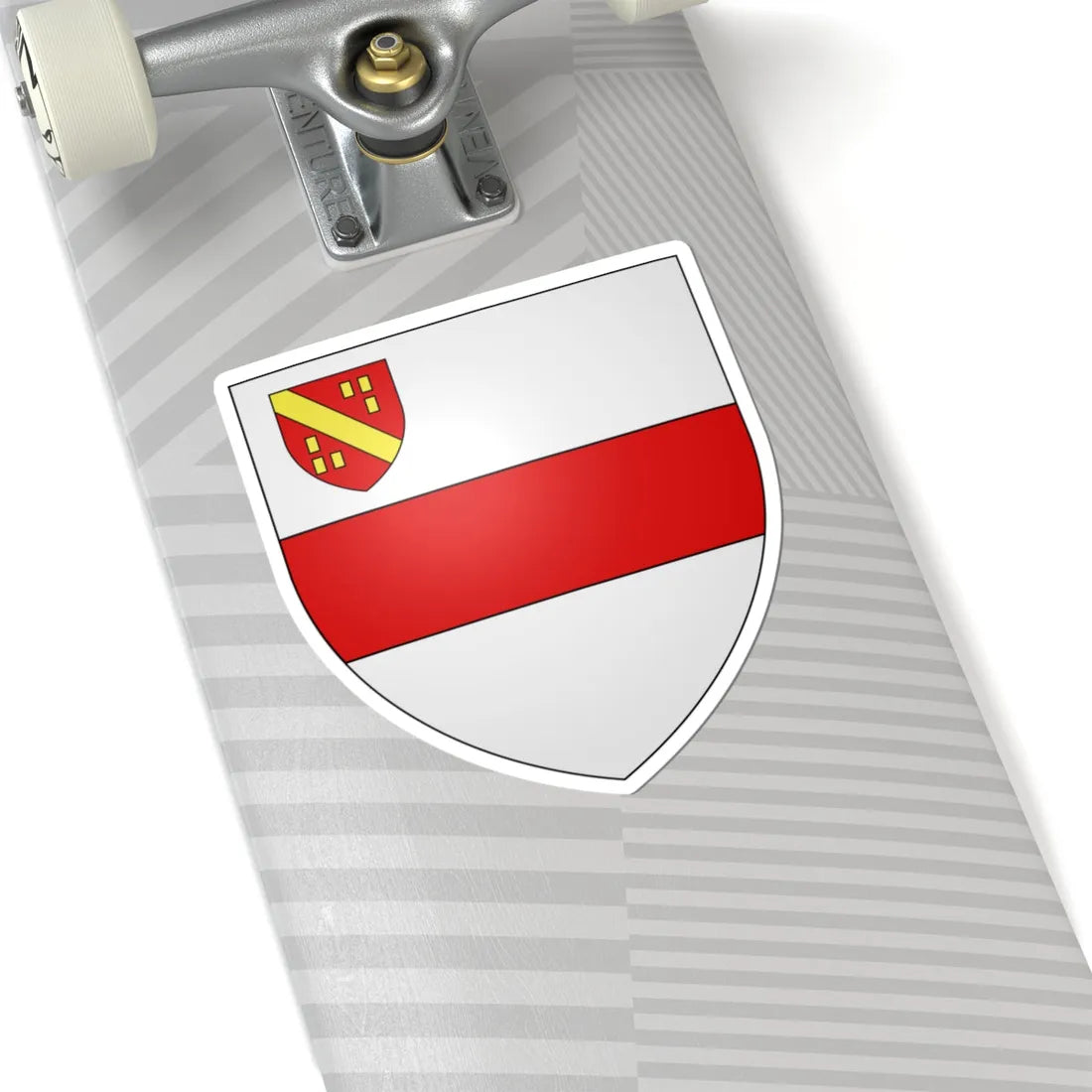 Blason Maison de Béthune branche Hesdigneul (Belgium) (Coat of Arms) STICKER Vinyl Kiss-Cut Decal - The Sticker Space