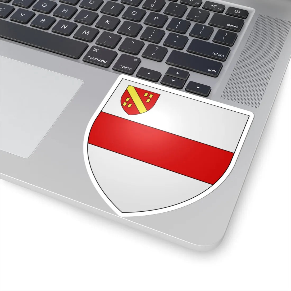 Blason Maison de Béthune branche Hesdigneul (Belgium) (Coat of Arms) STICKER Vinyl Kiss-Cut Decal - The Sticker Space