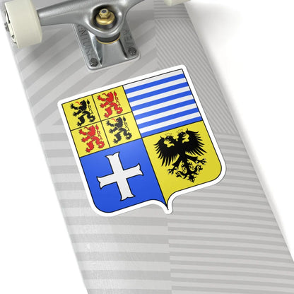 Blason Manage (Belgium) (Coat of Arms) STICKER Vinyl Kiss-Cut Decal - The Sticker Space