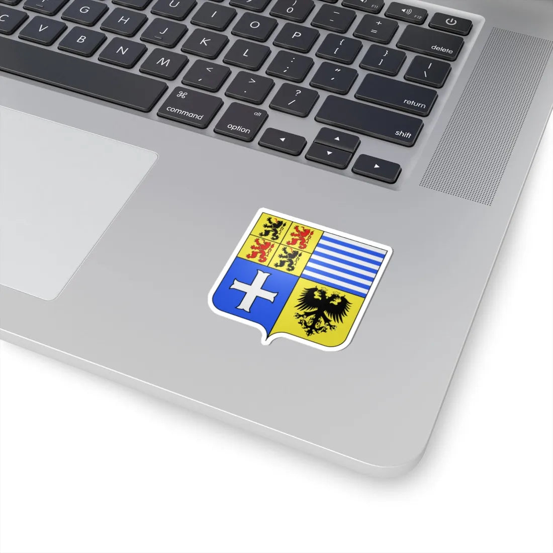 Blason Manage (Belgium) (Coat of Arms) STICKER Vinyl Kiss-Cut Decal - The Sticker Space