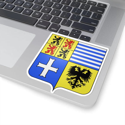 Blason Manage (Belgium) (Coat of Arms) STICKER Vinyl Kiss-Cut Decal - The Sticker Space