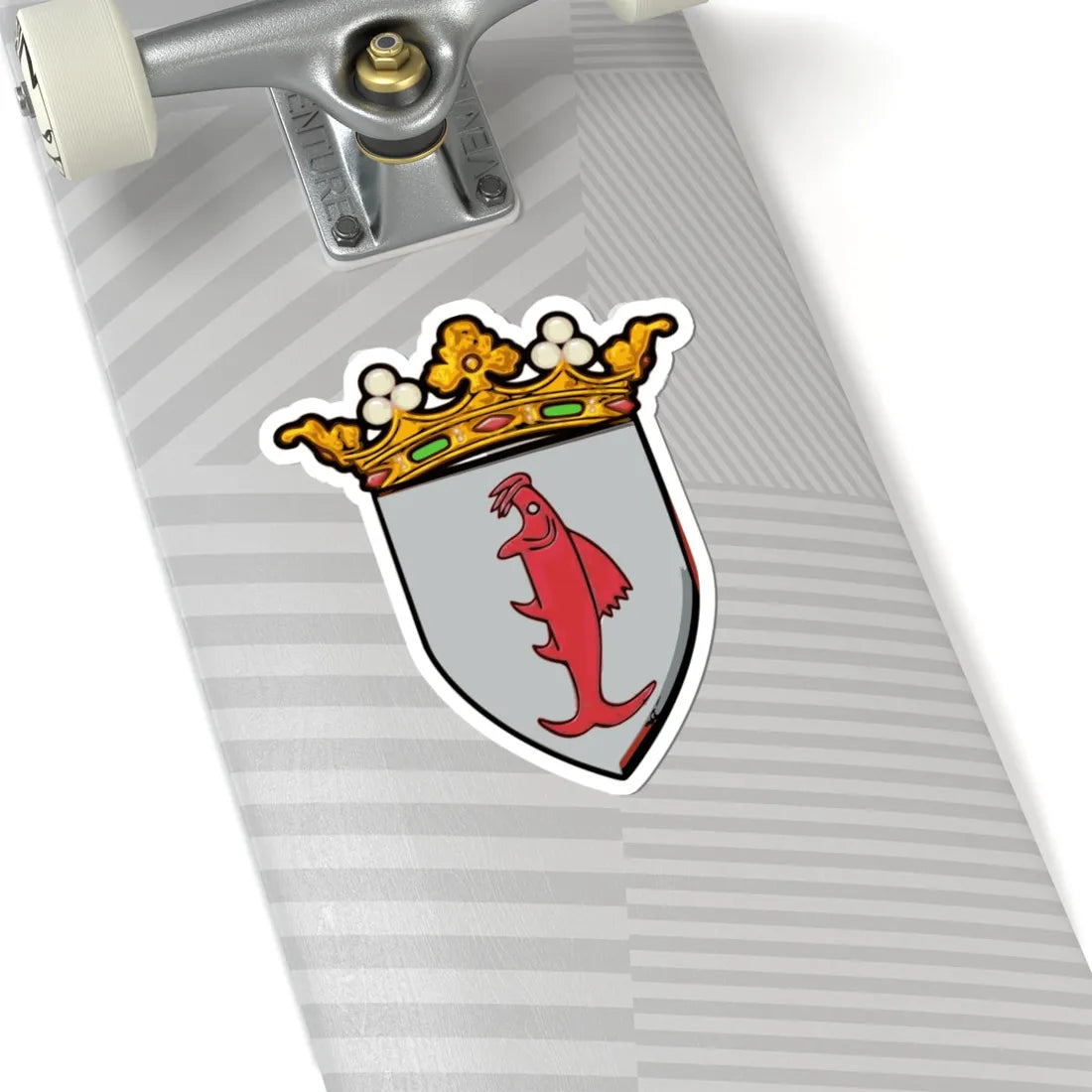 Blason Marchin (Belgium) (Coat of Arms) STICKER Vinyl Kiss-Cut Decal - The Sticker Space