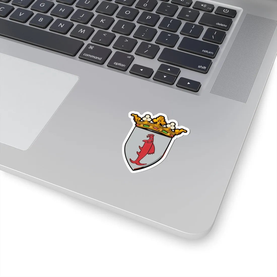 Blason Marchin (Belgium) (Coat of Arms) STICKER Vinyl Kiss-Cut Decal - The Sticker Space