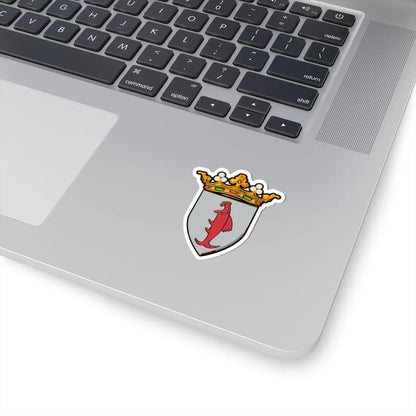 Blason Marchin (Belgium) (Coat of Arms) STICKER Vinyl Kiss-Cut Decal - The Sticker Space