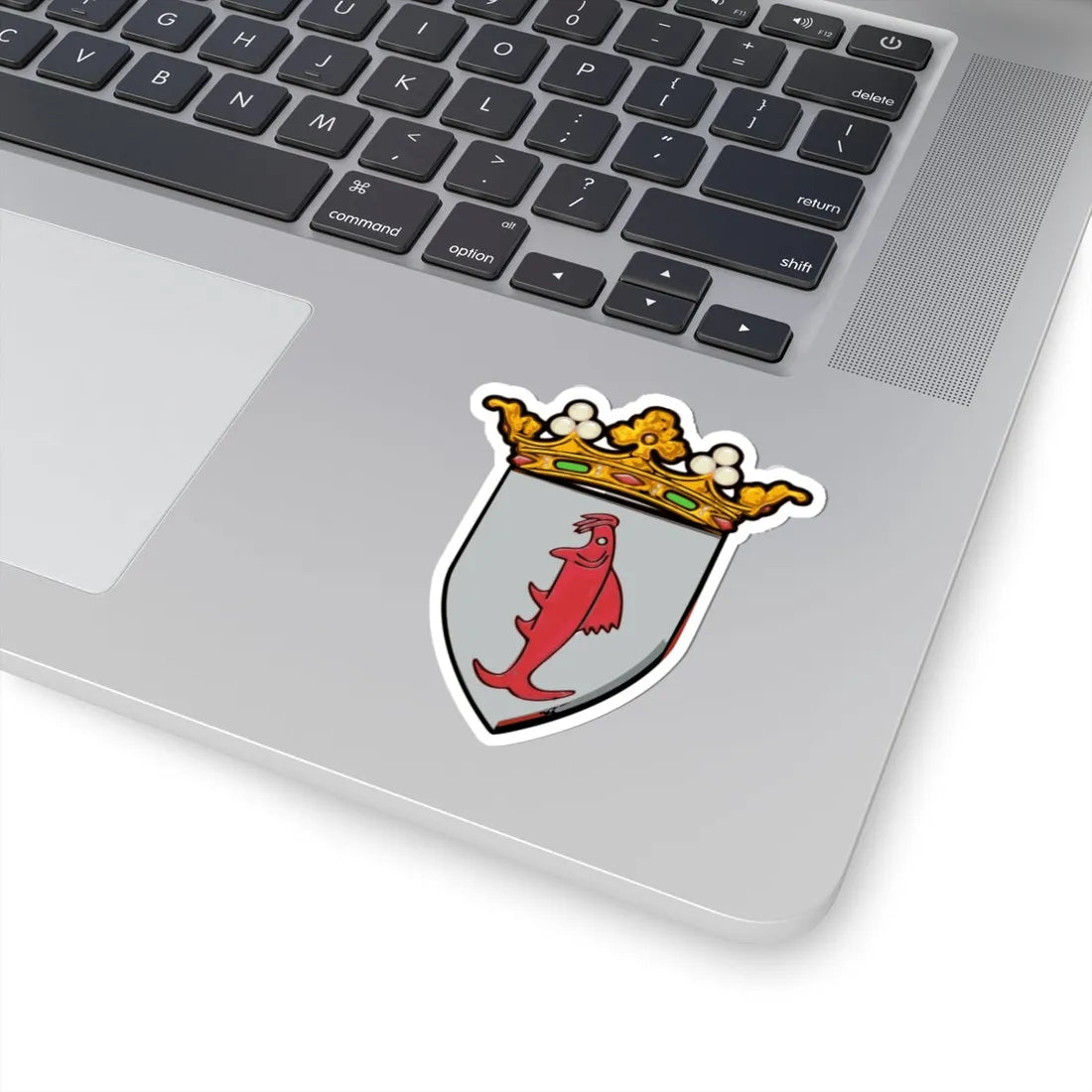 Blason Marchin (Belgium) (Coat of Arms) STICKER Vinyl Kiss-Cut Decal - The Sticker Space