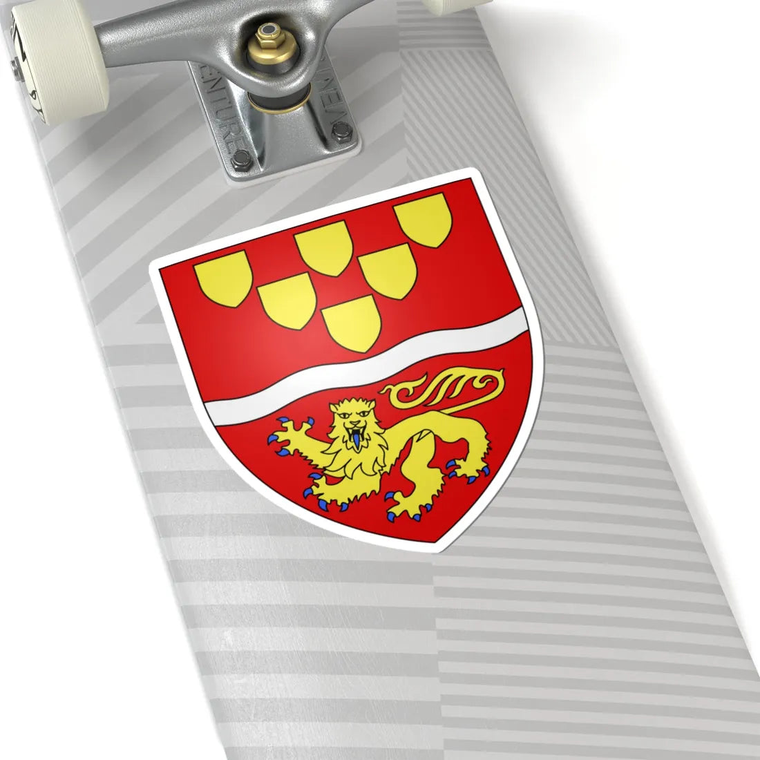 Blason Mayenne R. Louis (France) (Coat of Arms) STICKER Vinyl Kiss-Cut Decal - The Sticker Space