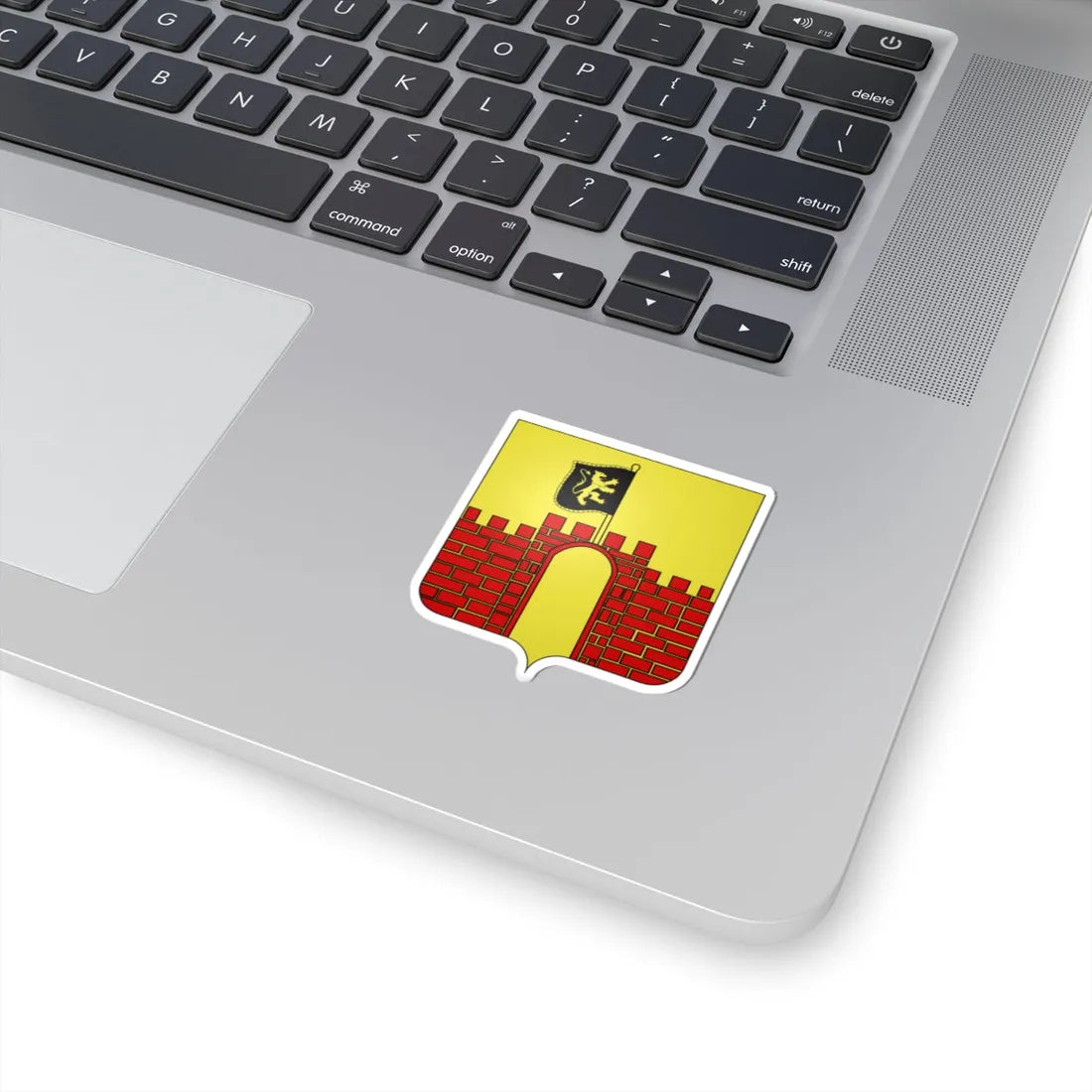 Blason Merchtem (Belgium) (Coat of Arms) STICKER Vinyl Kiss-Cut Decal - The Sticker Space