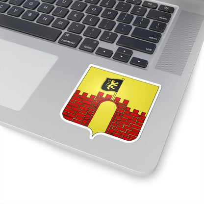 Blason Merchtem (Belgium) (Coat of Arms) STICKER Vinyl Kiss-Cut Decal - The Sticker Space