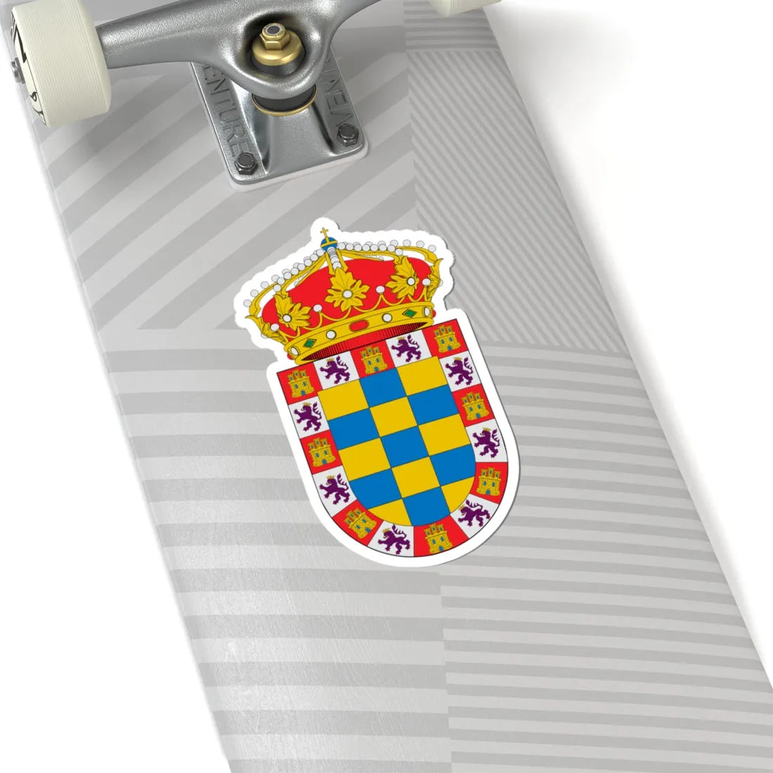 Blason Moguer Spain (Spain) (Coat of Arms) STICKER Vinyl Kiss-Cut Decal - The Sticker Space