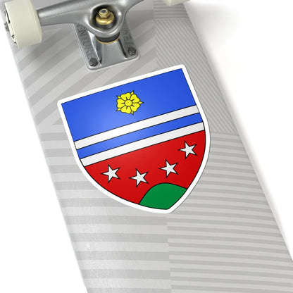 Blason Monnard (Switzerland) (Coat of Arms) STICKER Vinyl Kiss-Cut Decal - The Sticker Space