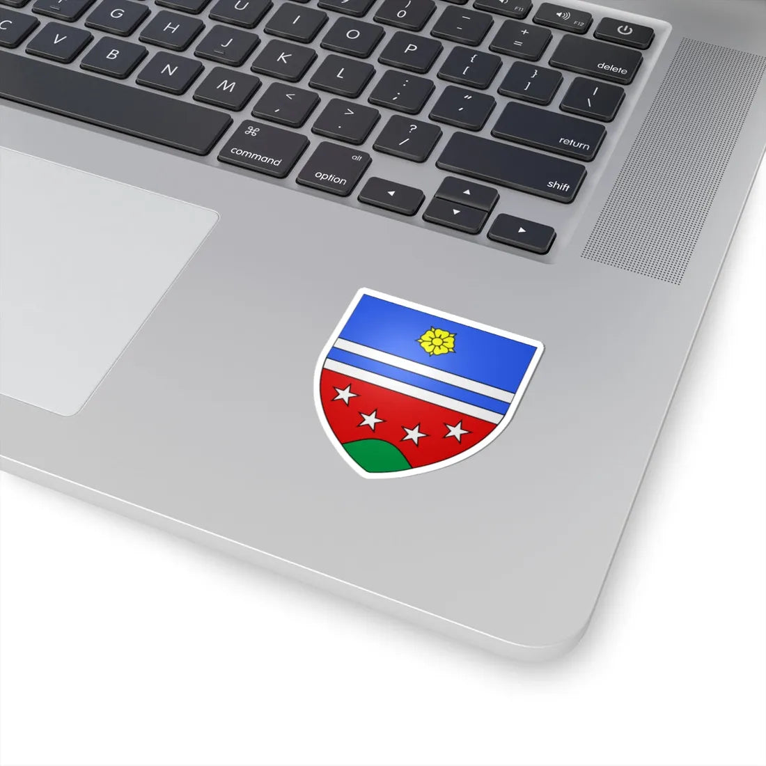Blason Monnard (Switzerland) (Coat of Arms) STICKER Vinyl Kiss-Cut Decal - The Sticker Space