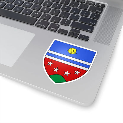 Blason Monnard (Switzerland) (Coat of Arms) STICKER Vinyl Kiss-Cut Decal - The Sticker Space