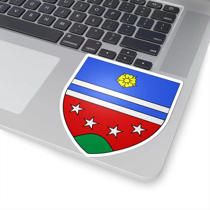 Blason Monnard (Switzerland) (Coat of Arms) STICKER Vinyl Kiss-Cut Decal - The Sticker Space