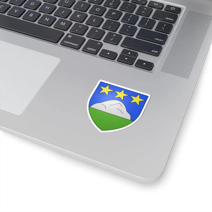 Blason mont-noble (Switzerland) (Coat of Arms) STICKER Vinyl Kiss-Cut Decal - The Sticker Space