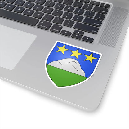 Blason mont-noble (Switzerland) (Coat of Arms) STICKER Vinyl Kiss-Cut Decal - The Sticker Space