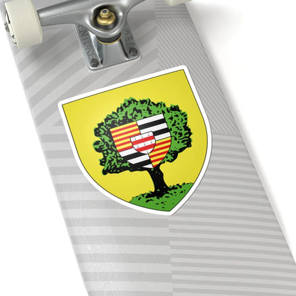 Blason Montigny-le-Tilleul (Belgium) (Coat of Arms) STICKER Vinyl Kiss-Cut Decal - The Sticker Space