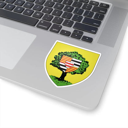 Blason Montigny-le-Tilleul (Belgium) (Coat of Arms) STICKER Vinyl Kiss-Cut Decal - The Sticker Space