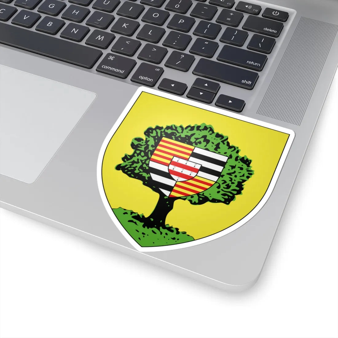 Blason Montigny-le-Tilleul (Belgium) (Coat of Arms) STICKER Vinyl Kiss-Cut Decal - The Sticker Space