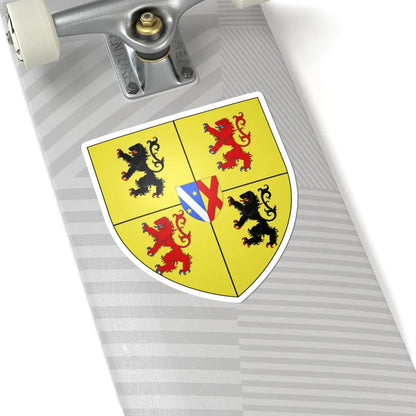 Blason Morlanwelz Belgique (Belgium) (Coat of Arms) STICKER Vinyl Kiss-Cut Decal - The Sticker Space