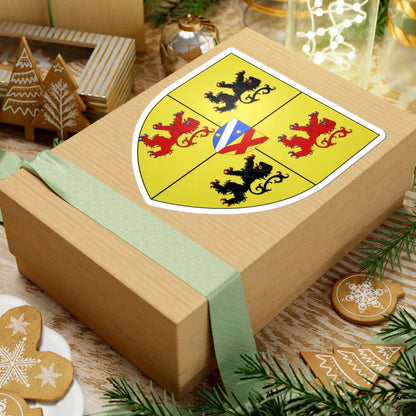 Blason Morlanwelz Belgique (Belgium) (Coat of Arms) STICKER Vinyl Kiss-Cut Decal - The Sticker Space