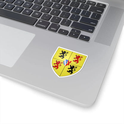 Blason Morlanwelz Belgique (Belgium) (Coat of Arms) STICKER Vinyl Kiss-Cut Decal - The Sticker Space