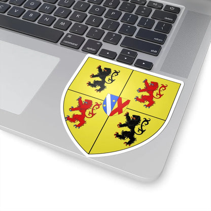 Blason Morlanwelz Belgique (Belgium) (Coat of Arms) STICKER Vinyl Kiss-Cut Decal - The Sticker Space
