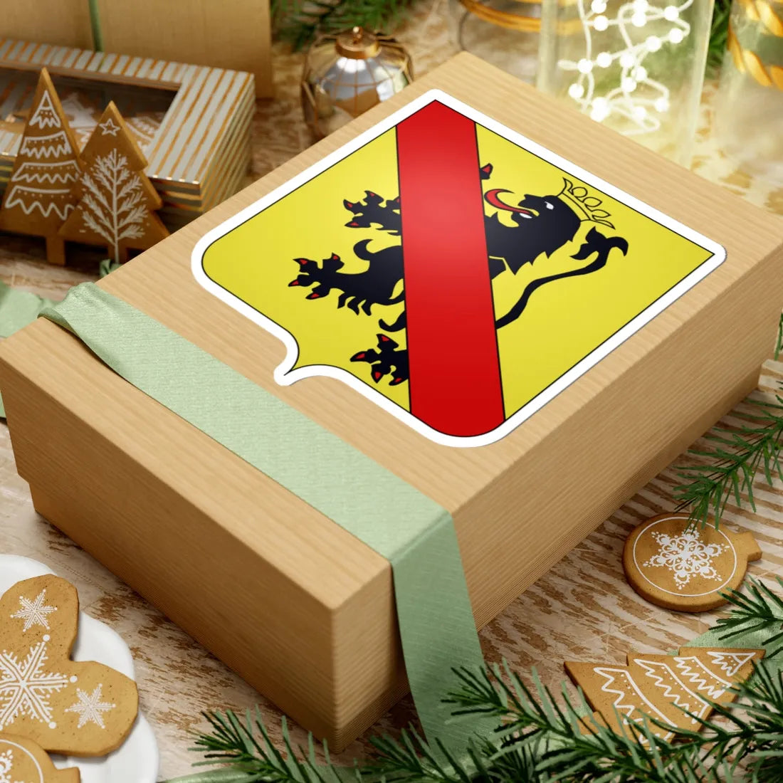Blason namur prov (Belgium) (Coat of Arms) STICKER Vinyl Kiss-Cut Decal - The Sticker Space