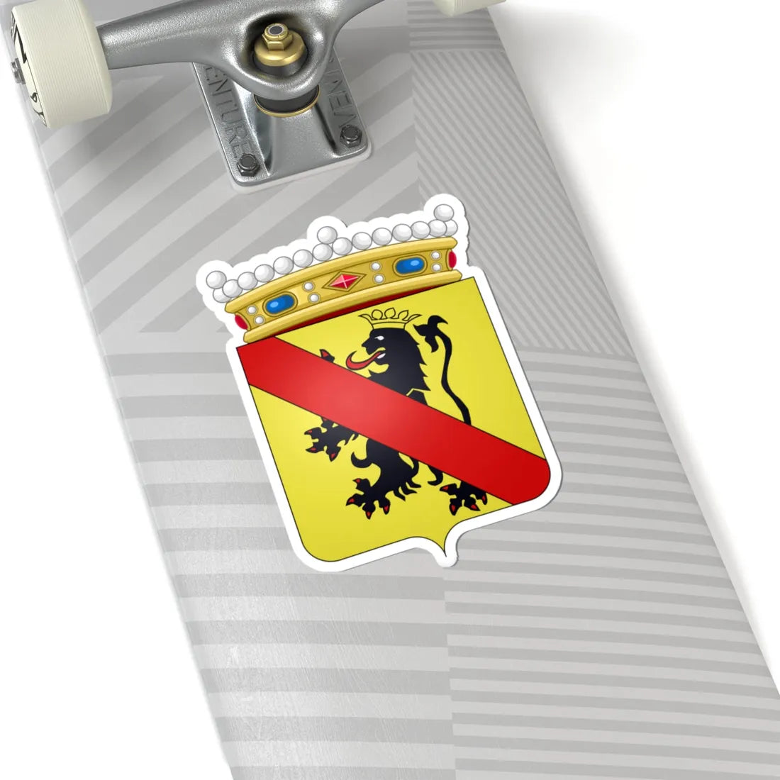 Blason namur prov crown (Belgium) (Coat of Arms) STICKER Vinyl Kiss-Cut Decal - The Sticker Space
